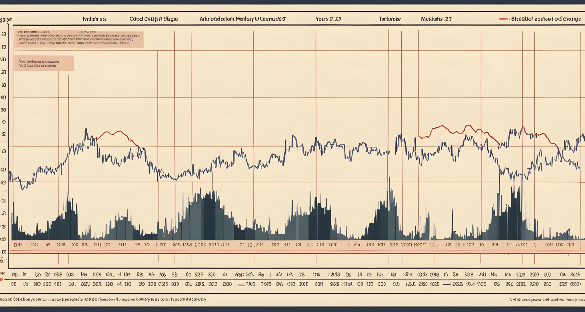 The image shows a graph depicting major stock market crashes throughout history.