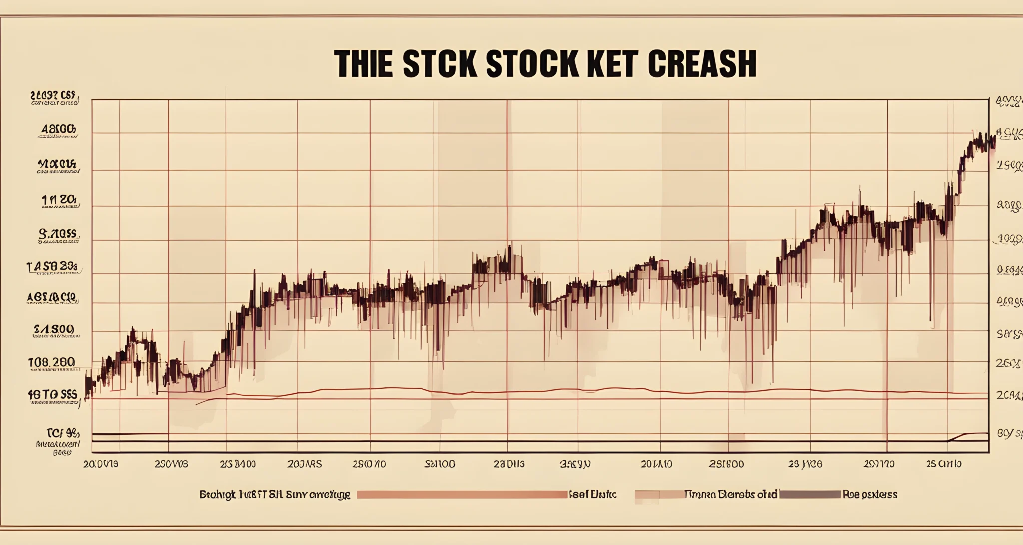 The image shows a graph displaying major stock market crashes throughout history.